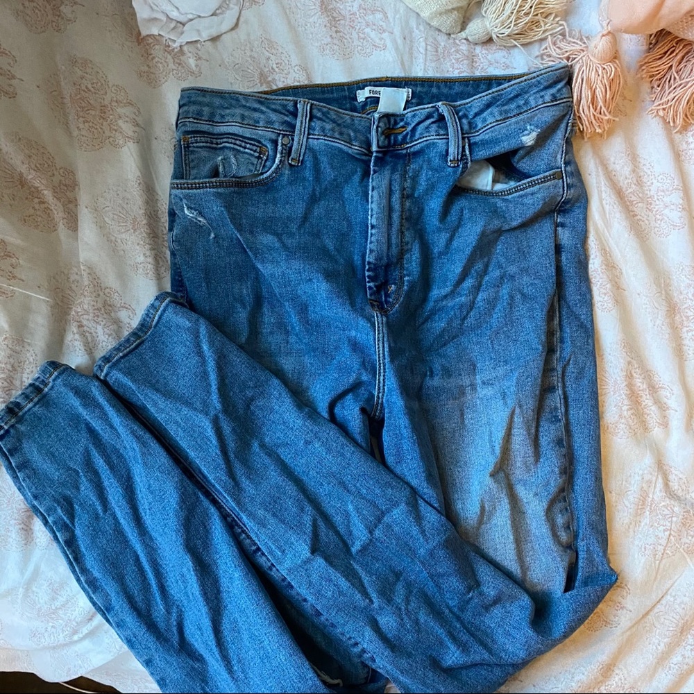 forever 21 high waisted jeans